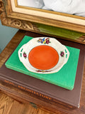 Vintage Floral Orange Small Dish
