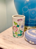 Vintage Floral Ceramic Vase