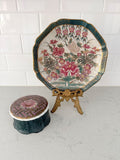 Gorgeous Vintage Gold Trimmed Plate