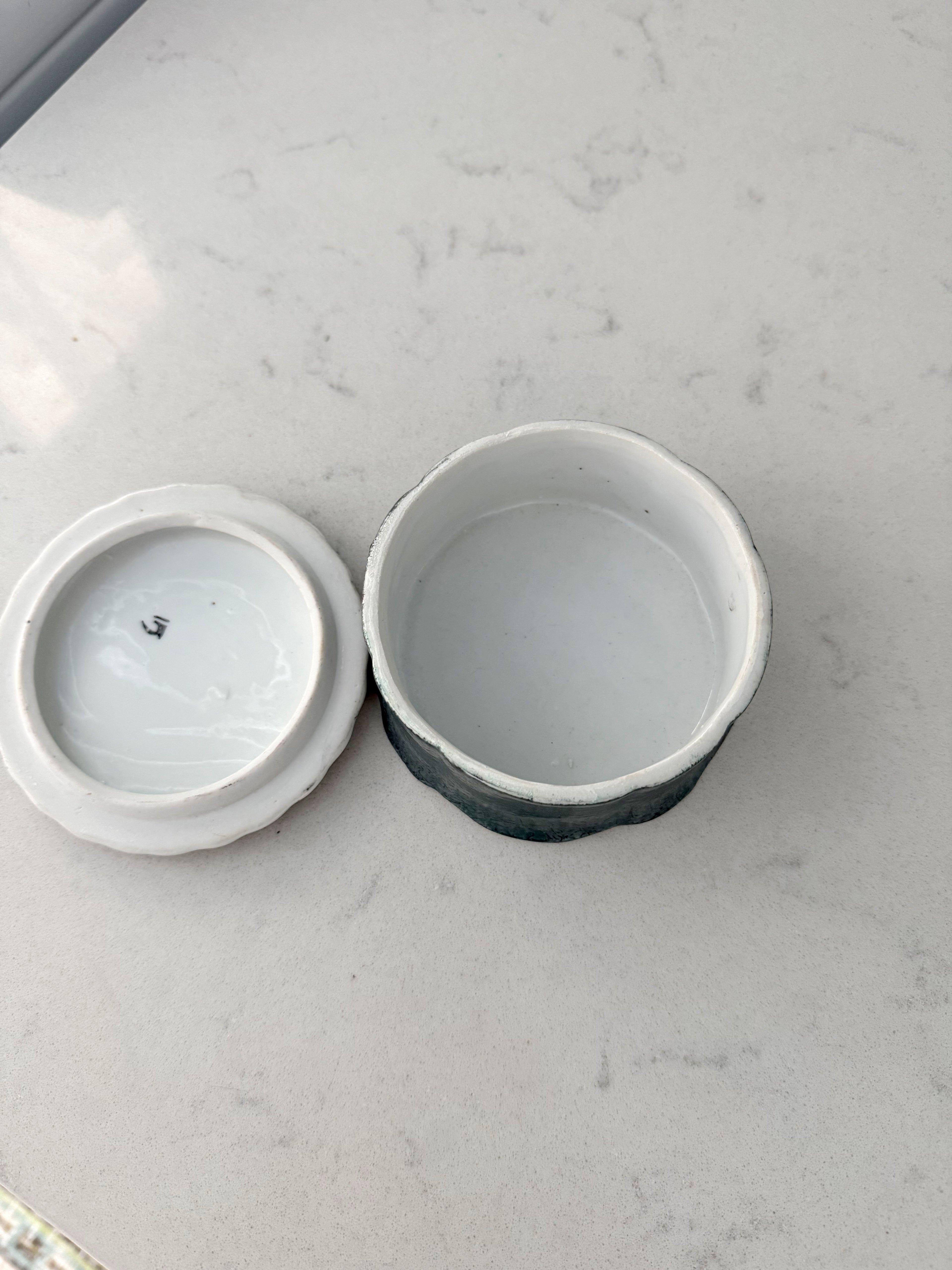 Floral Porcelain Trinket Box