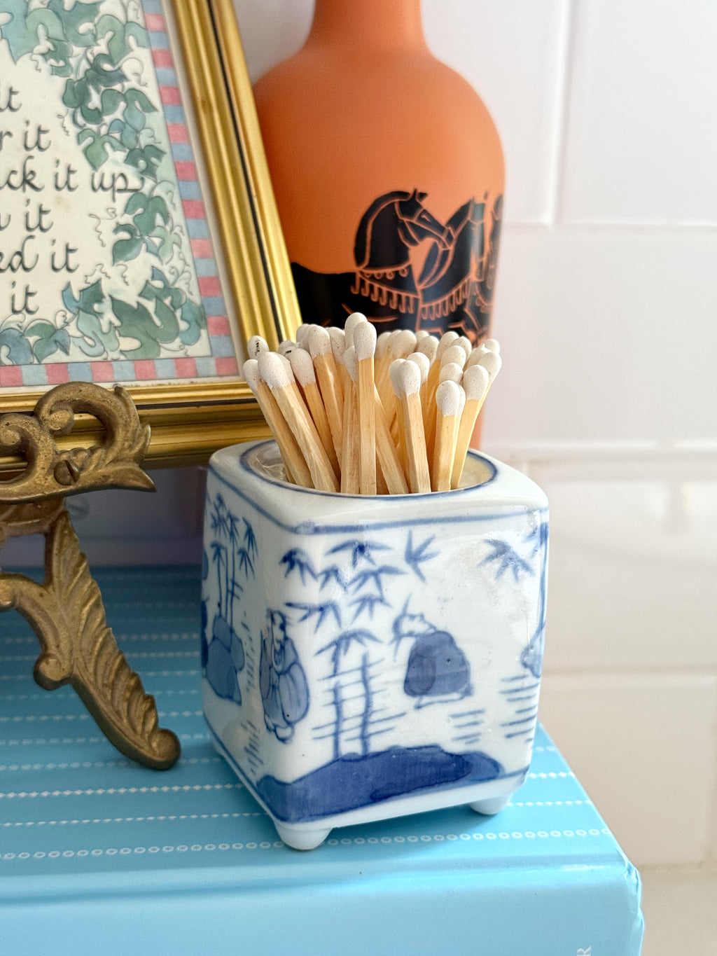 Mini Blue & White Chinese Jar