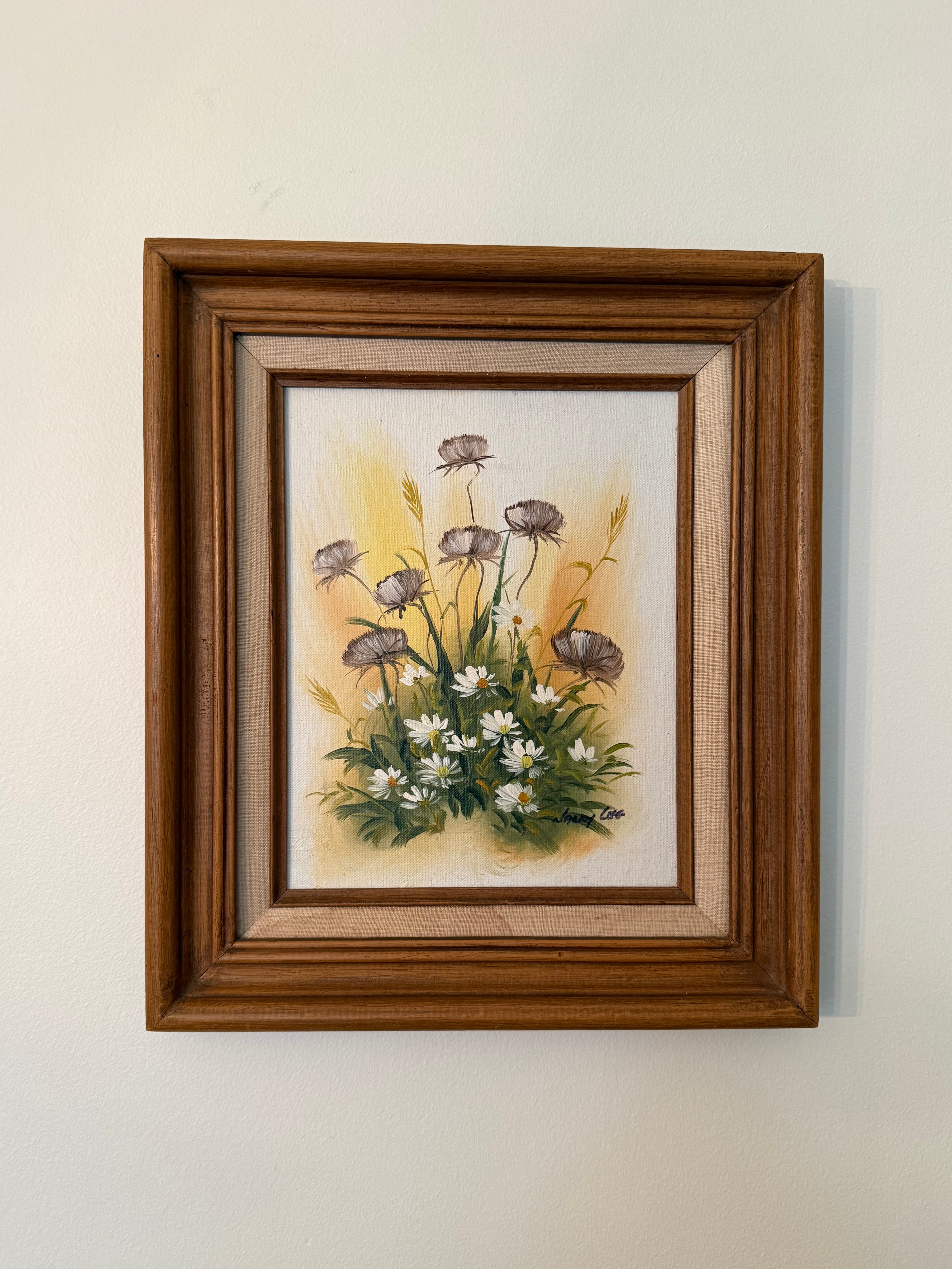 Signed Floral Painting