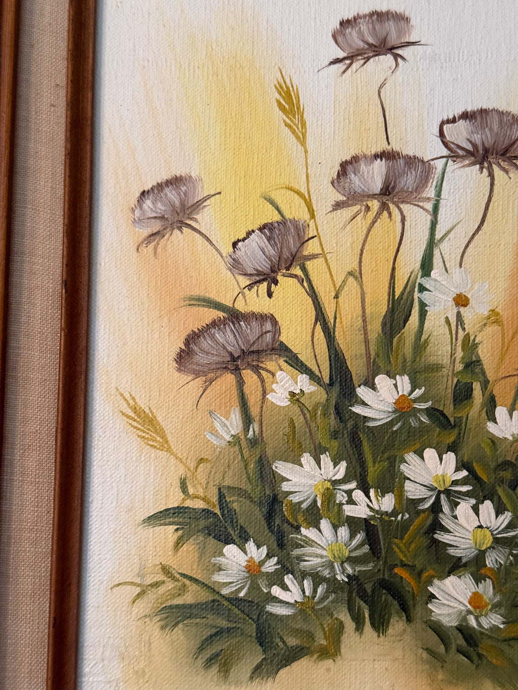 Signed Floral Painting
