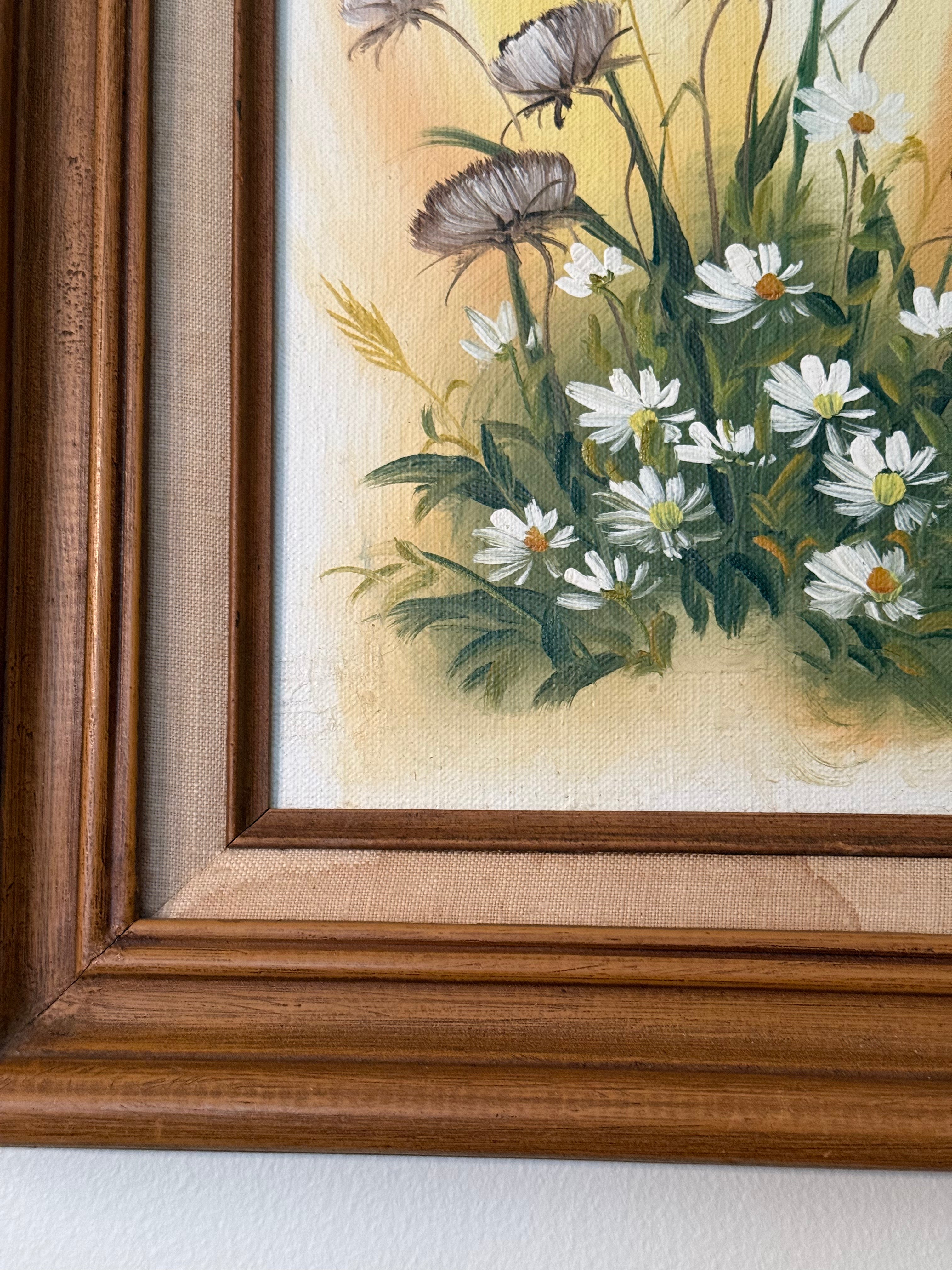 Signed Floral Painting