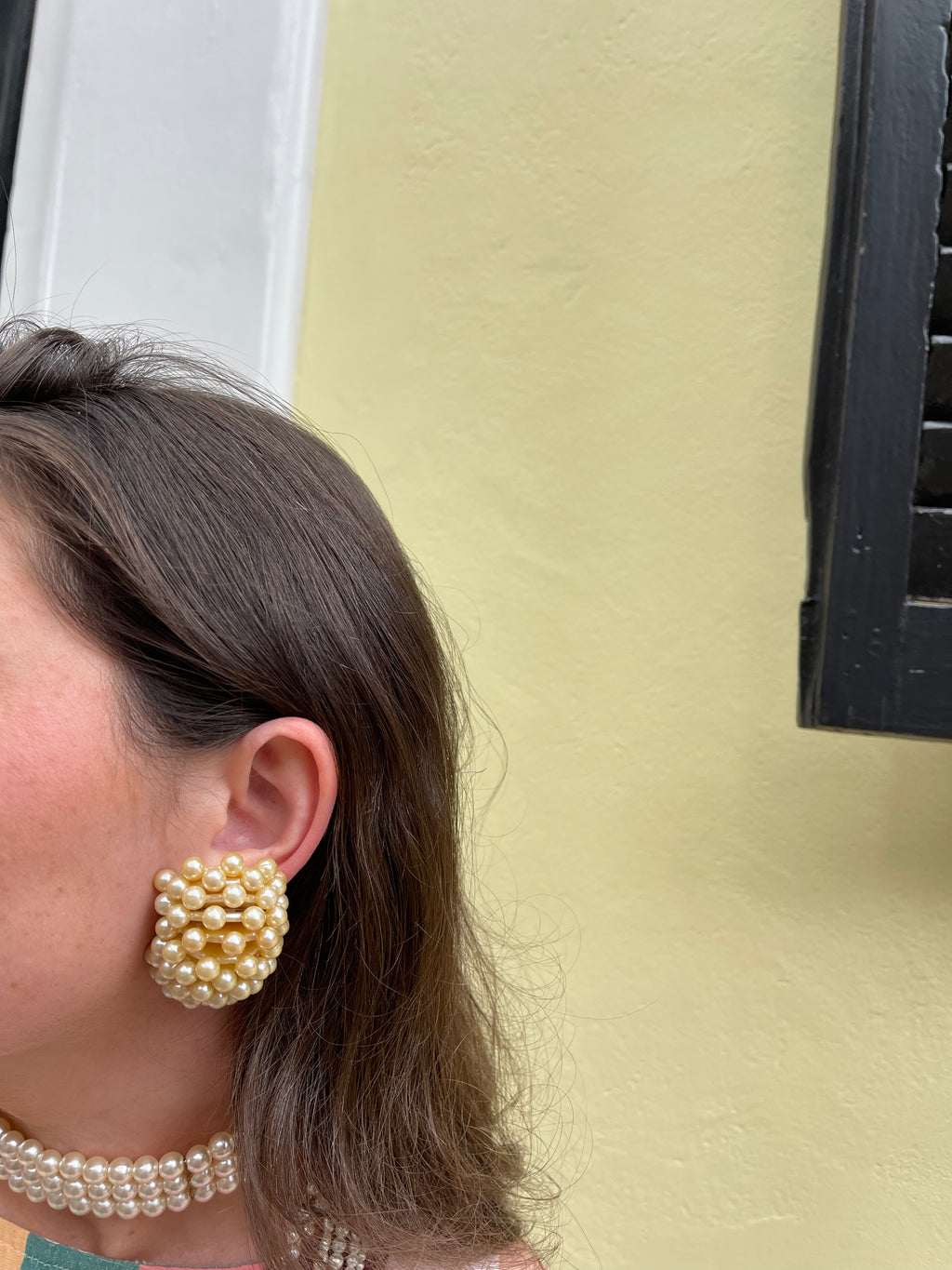 Pearl Cluster Clip-On