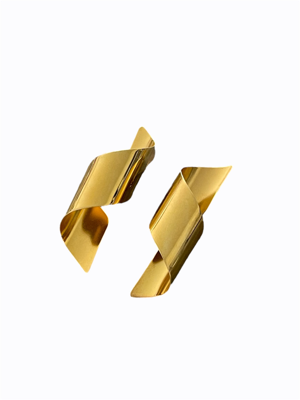 Gold Sculptural Earrings