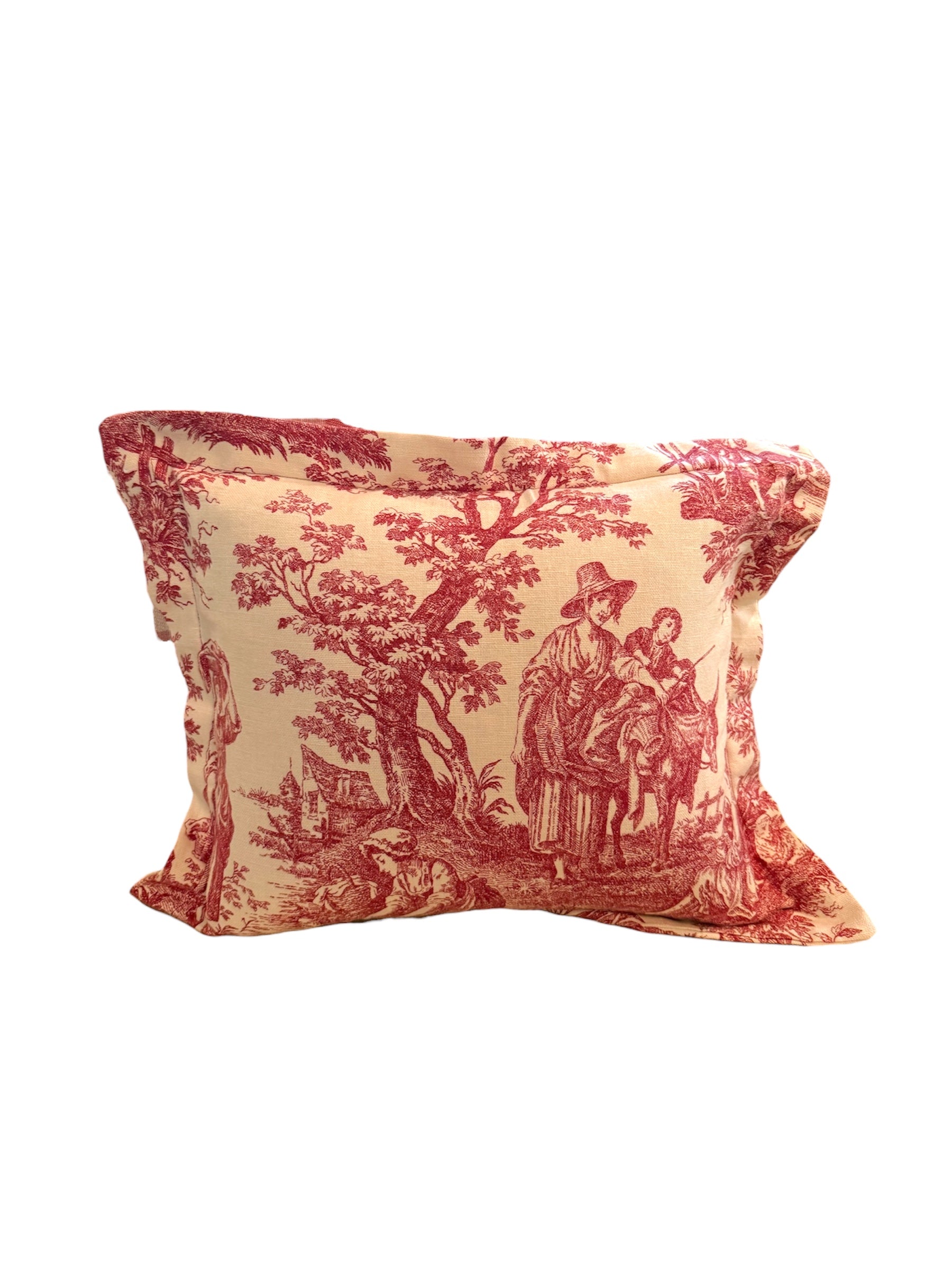 Red Gingham & Toile Pillows