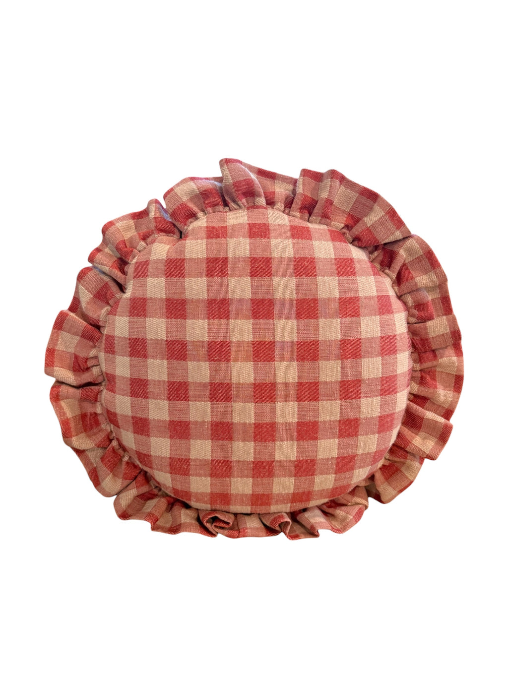 Red Gingham & Toile Pillows