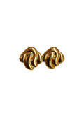 Wavy Sqaure Studs