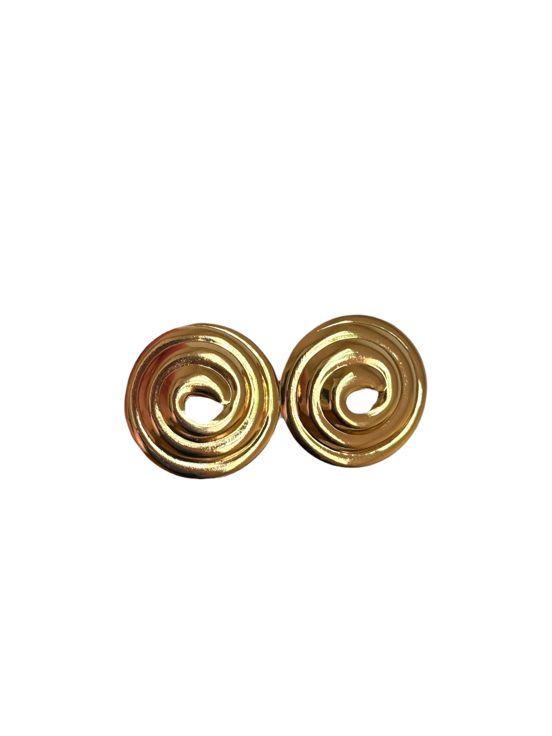 Circle Swirl Studs