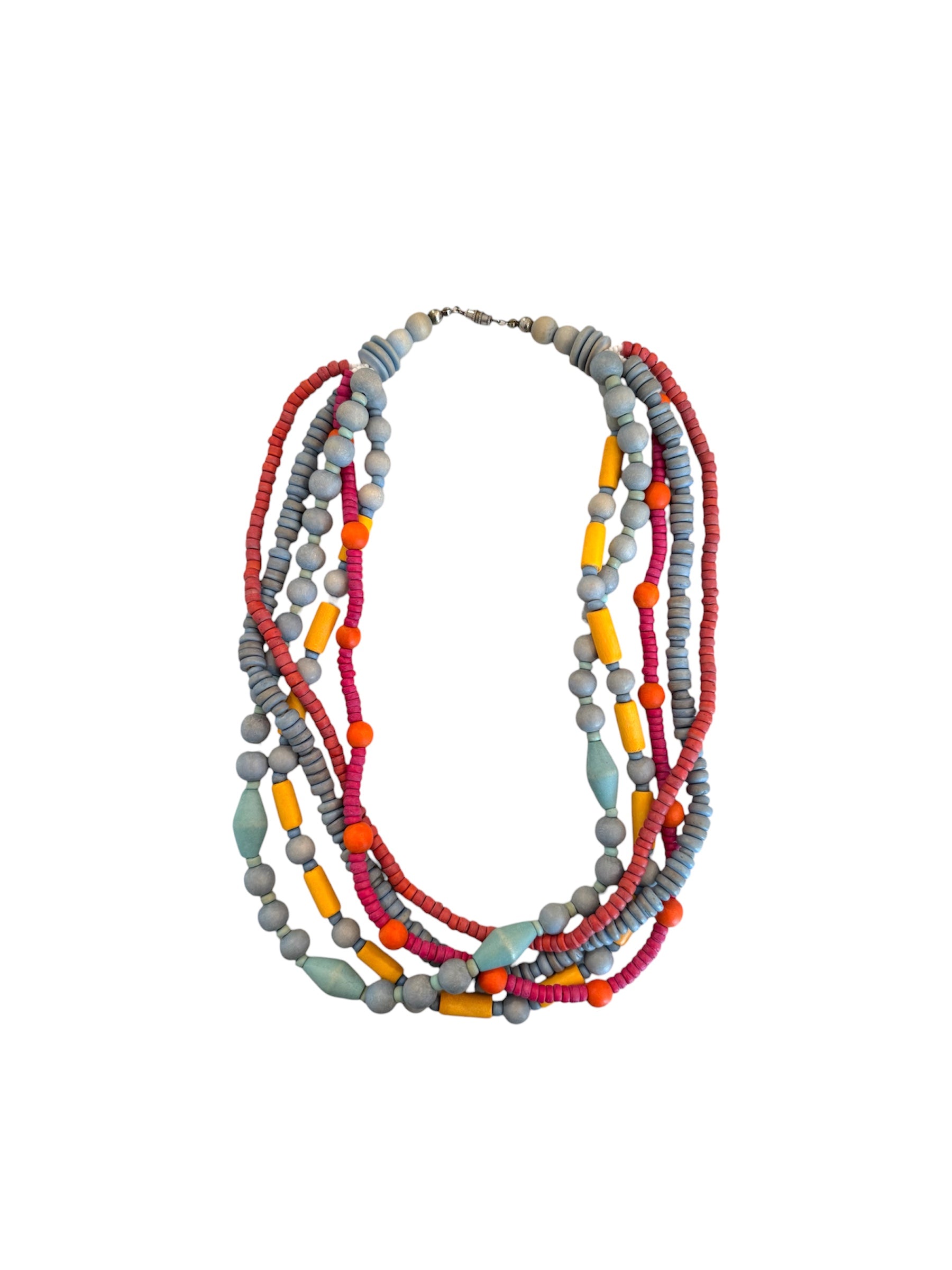Colorful Vintage Beaded Necklace