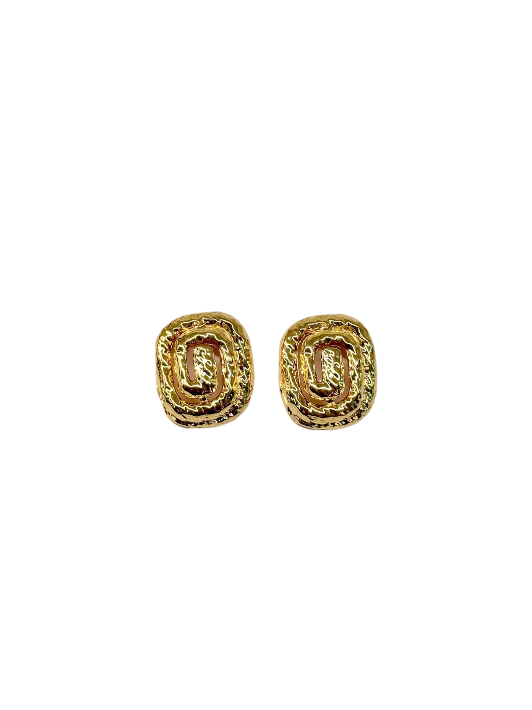 Geometric Gold Earrings