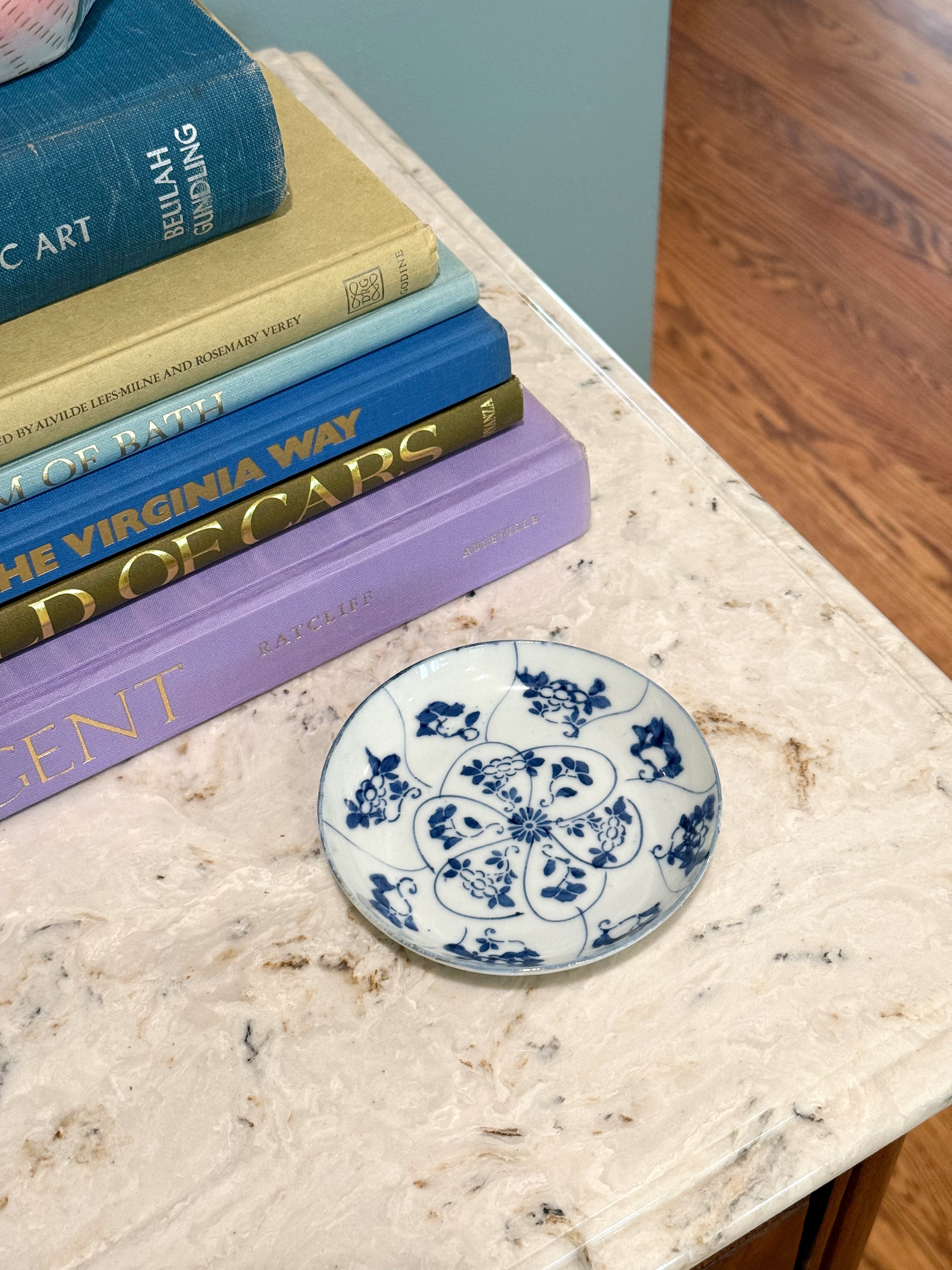 Blue & White Porcelain Trinket Dish