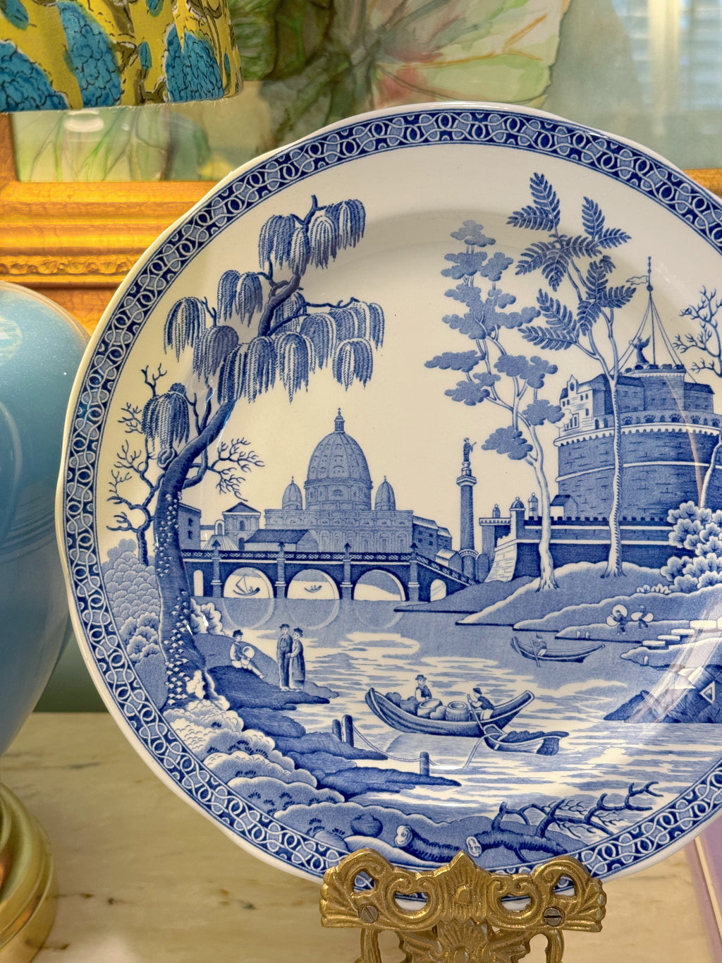 Spode "Blue Room Collection" Rome Plate