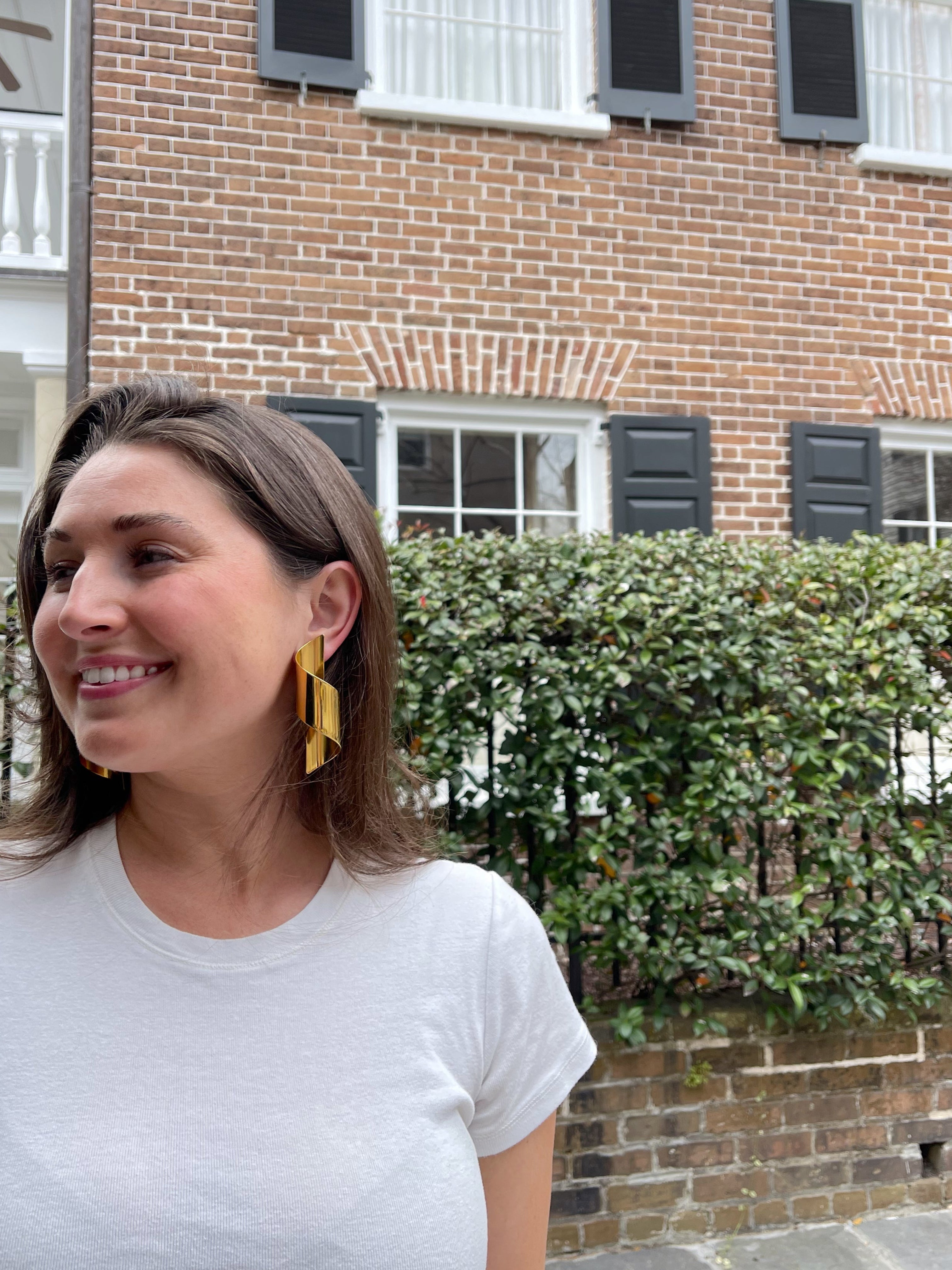 Gold Sculptural Earrings