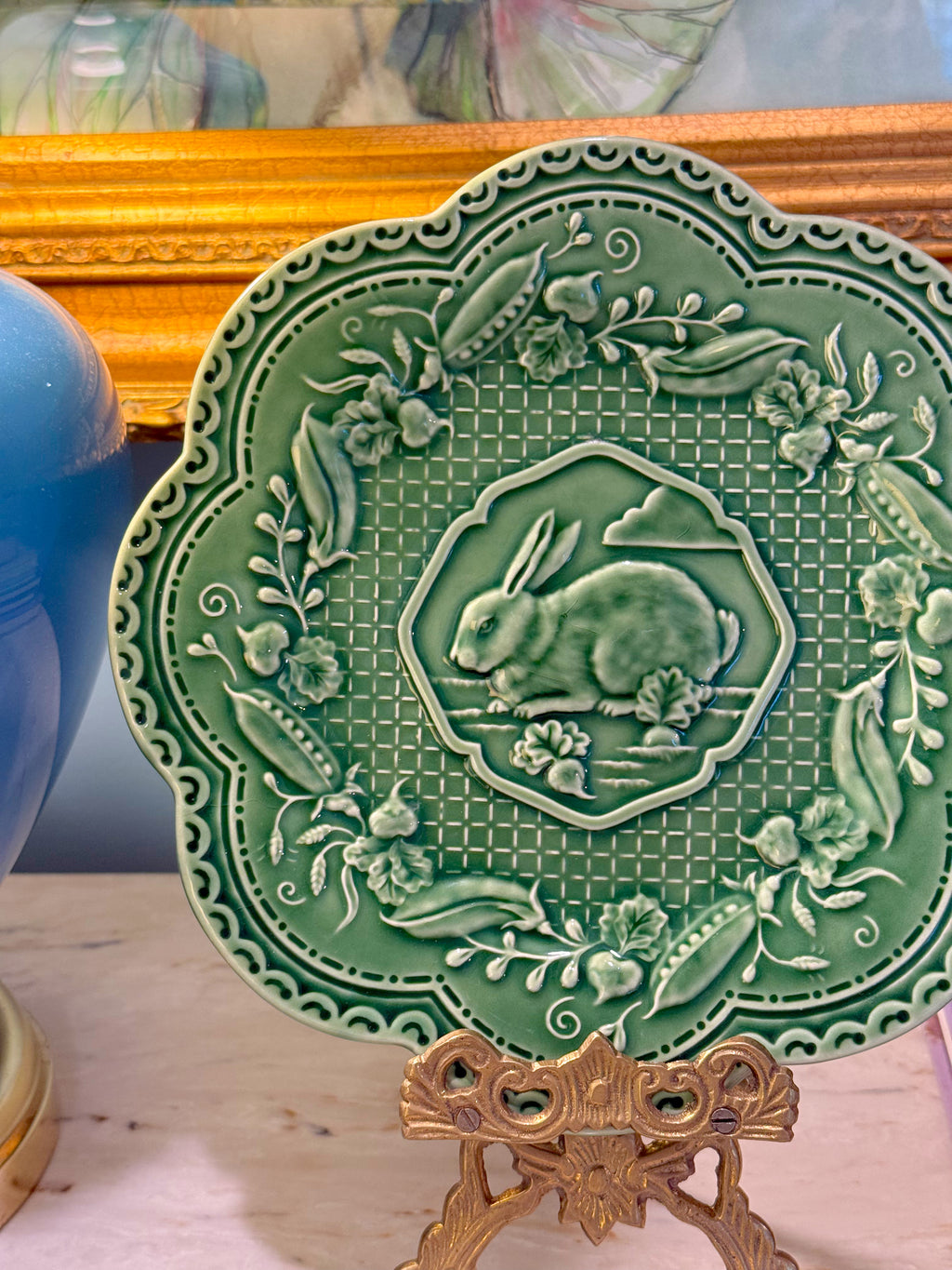 "Le Jardin" Bunny Plate