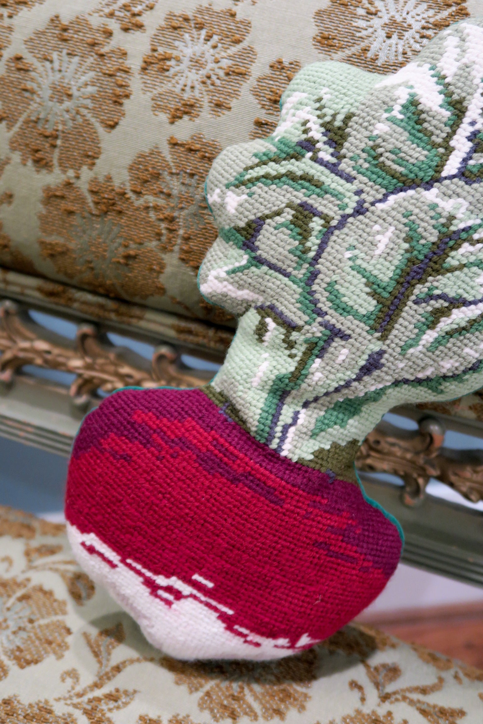 Gardener Needlepoint Pillows