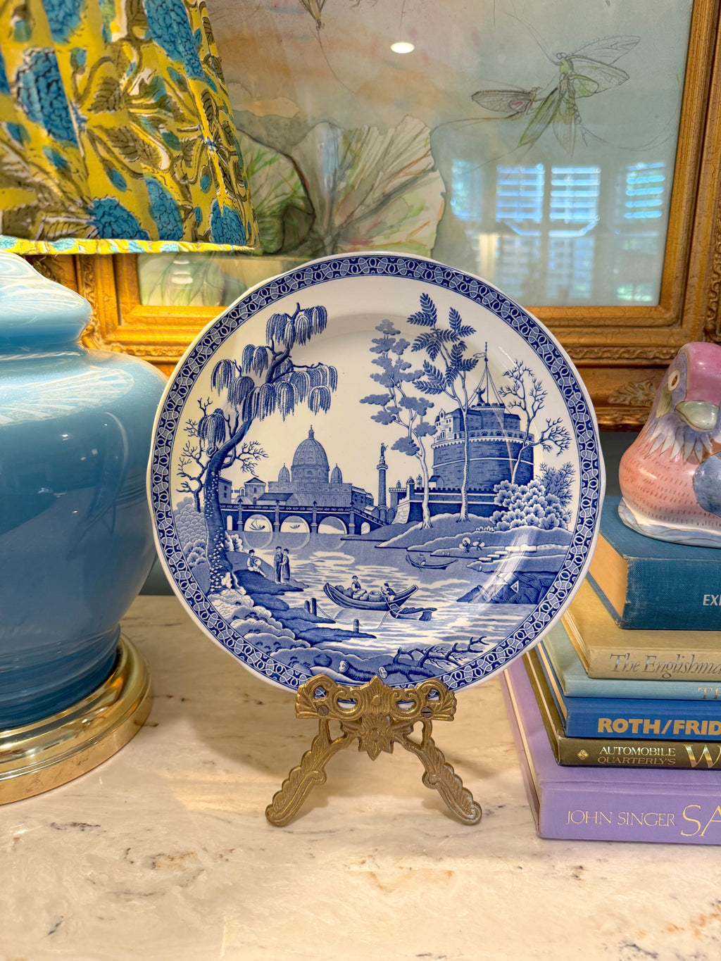 Spode "Blue Room Collection" Rome Plate