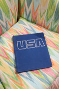 USA Linen Cover Coffee Table Book