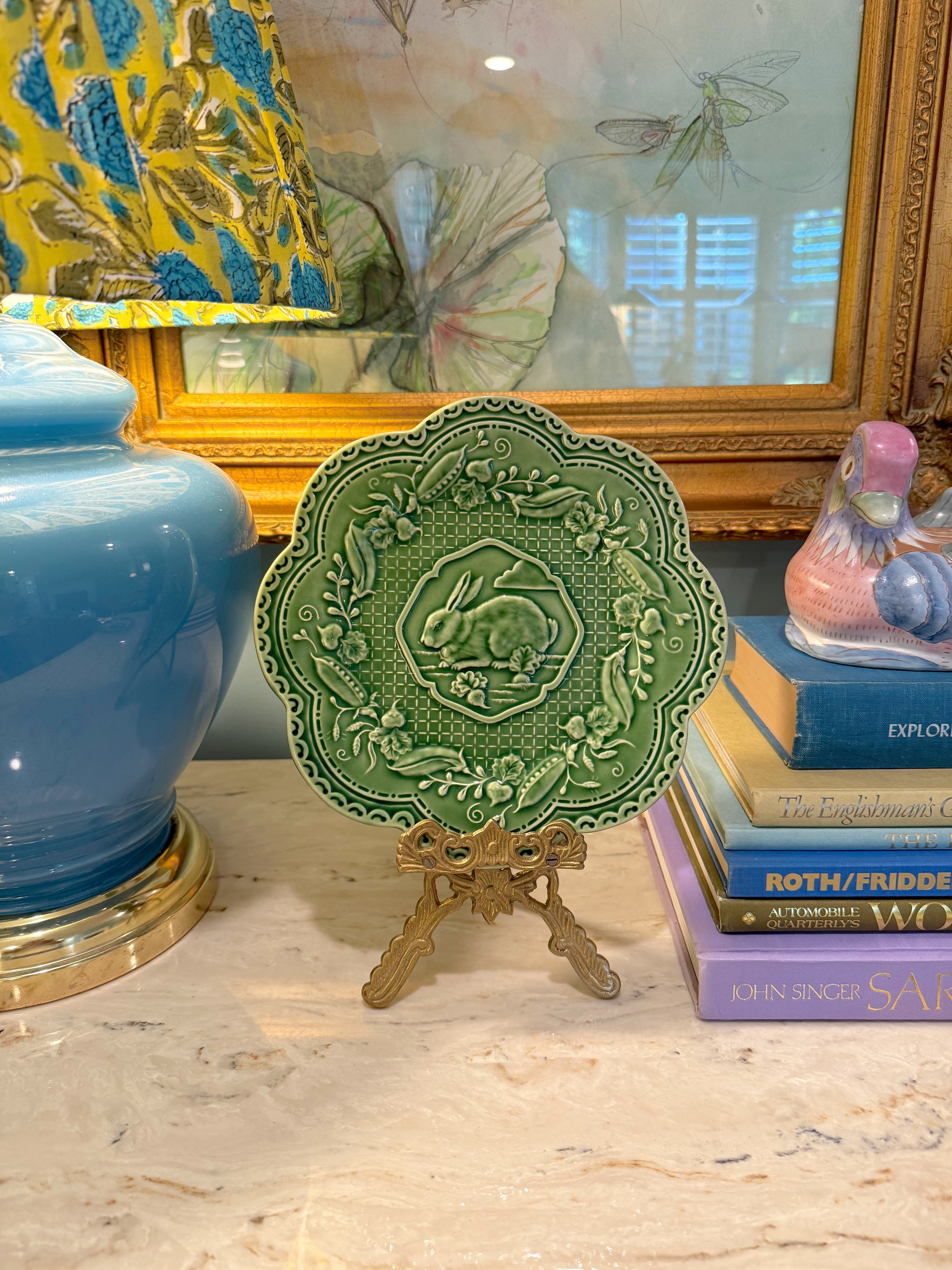 "Le Jardin" Bunny Plate