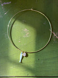 Charm Necklace - White Iridescent Fish