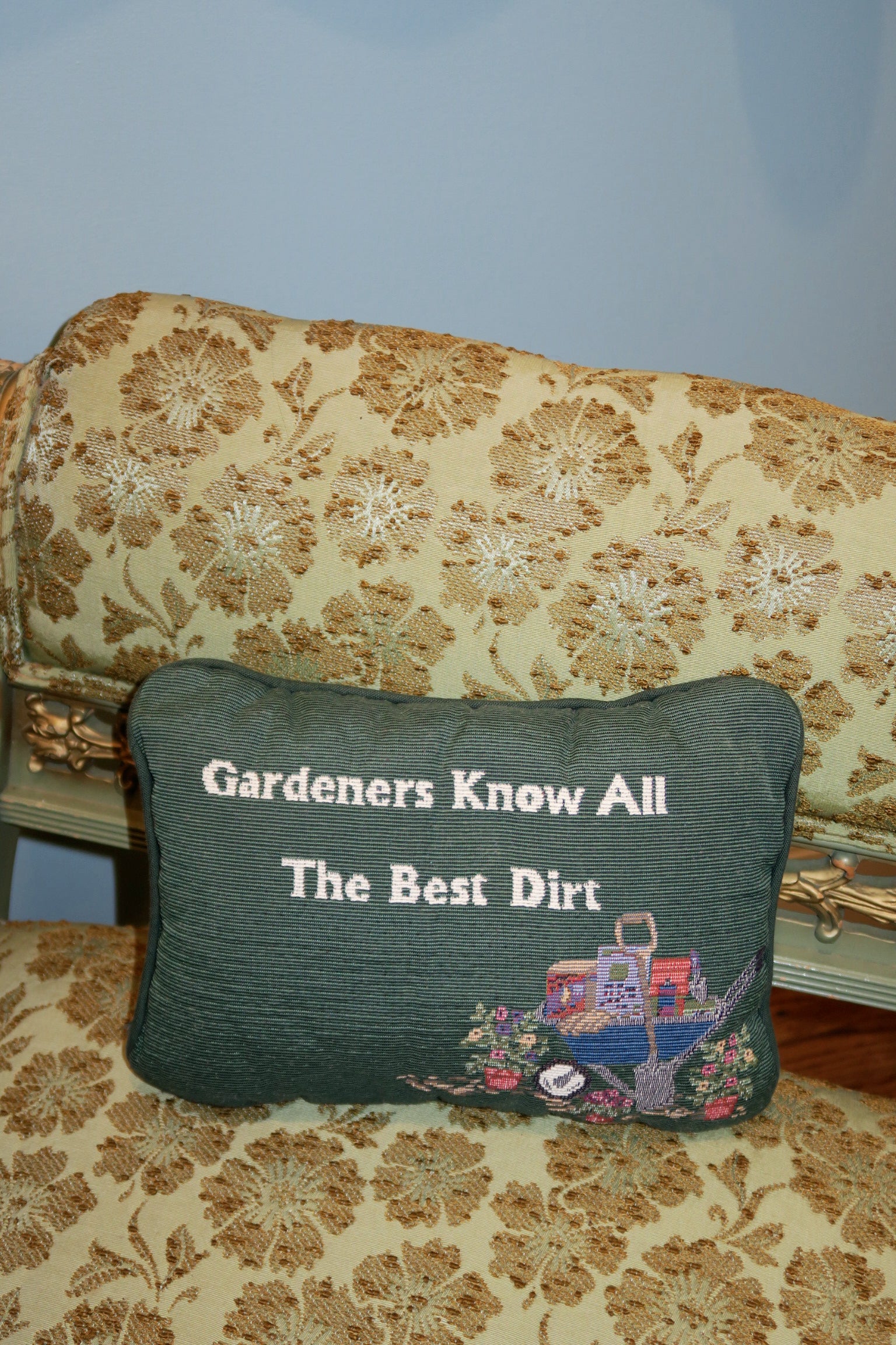 Gardener Needlepoint Pillows