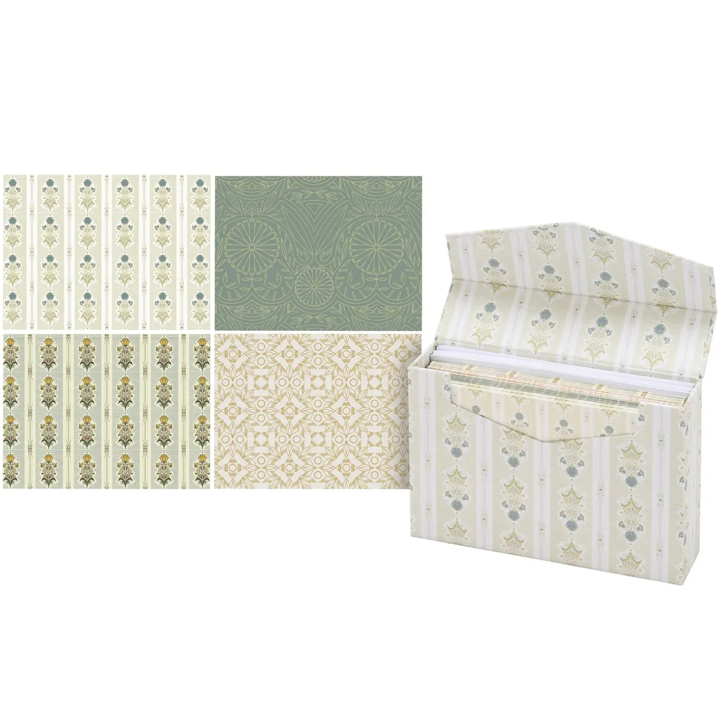 Botanical Floral Note Card Set